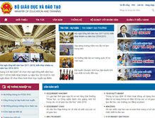 Tablet Screenshot of moet.gov.vn